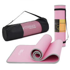 Коврик для фитнеса Cornix XR-0095 NBR Pink/Grey